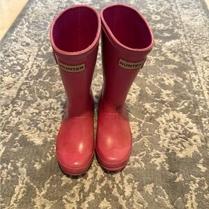 Hunter Pink Rain Boots